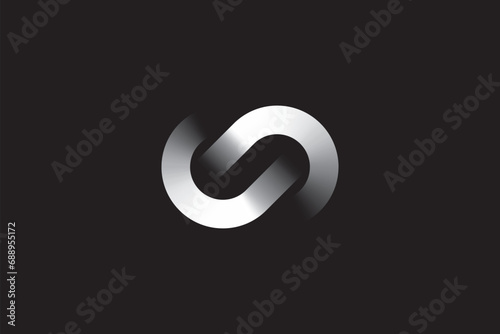 Infinity logo design icon vector template