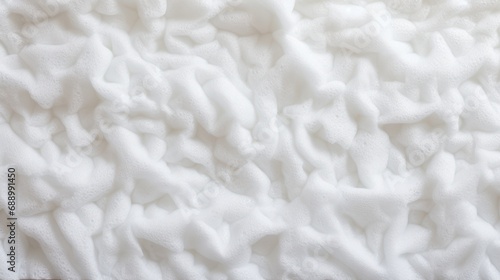 Closeup white Styrofoam foam texture background
