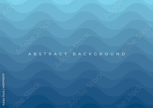 abstract blue sea waves pattern background