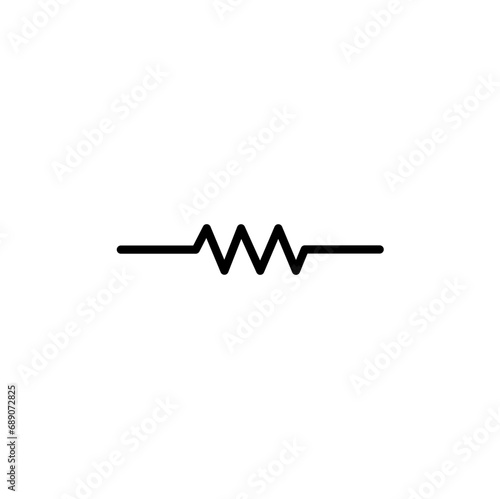Electronic Resistor Symbol