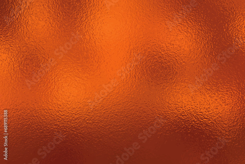 Copper bronze foil leaf texture background with glass effect, vector illustration for print artwork ,cmyk color mode.