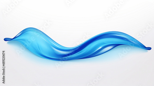 Refreshing Aqua Waves: Transparent Blue Water Splash with Droplets - Macro Detail of Nature's Purity and Freshness in Aquatic Backgrounds.