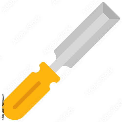 Hand Chisel Tool Icon