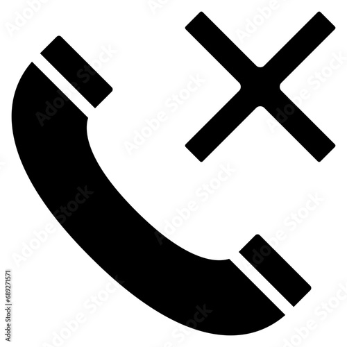 Rejected Phone Call Icon