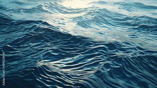 A close-up shot of a rippling lake surface, with each ripple creating a unique texture.