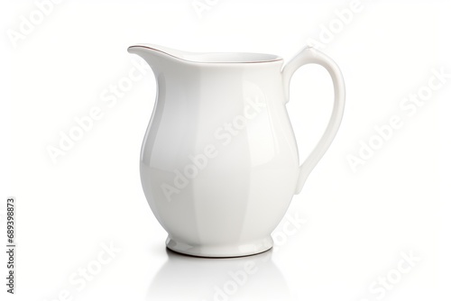A single pitcher isolated on white background
