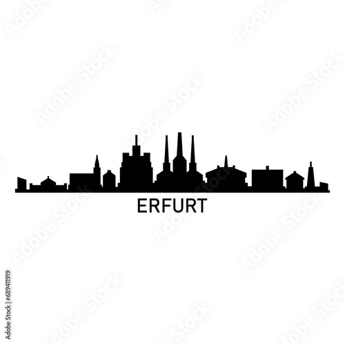 Erfurt skyline