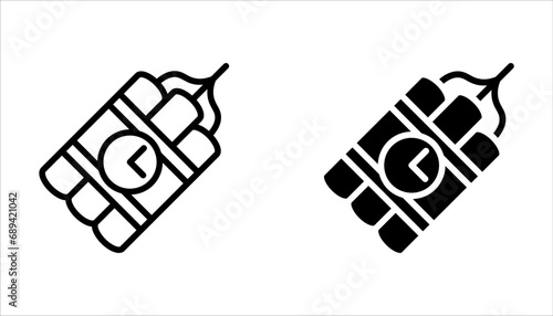 dynamite icon, dynamite trendy filled icons from Army and war collection on white background