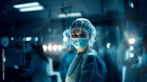 infermiere in sala operatoria al tempo del covid
