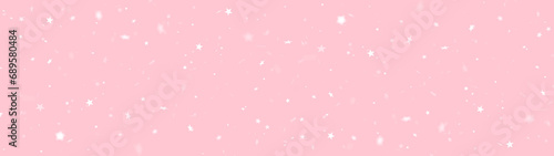 confetti glitter festive concept pink background