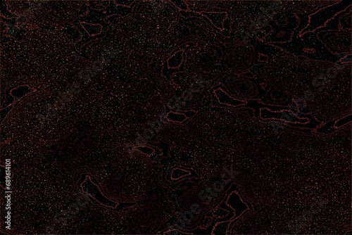 Organiczne czerwone linie na czarnym tle niczym płynąca lawa - tło graficzne