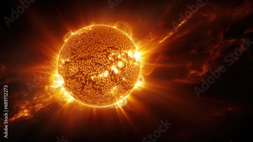 Close-up of the sun (SOL)
