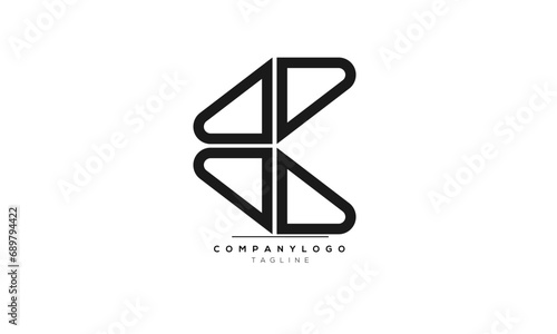 Alphabet letters Initials Monogram logo BB, BB INITIAL, BB letter