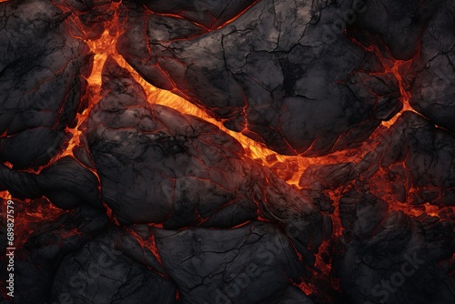 texture of hot lava and ash. High quality. Bright contrast hot colors. horizontal backdrop with hot volcanic rocks.