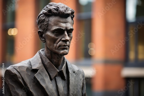 Ludwig Wittgenstein statue