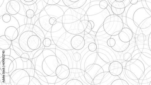 Abstract background with grey circles