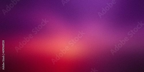Pink purple blue red beige warm wide background. Blurred pattern with noise effect. Grainy website banner desktop template digital gradient. Atmosphere holidays Christmas New Year Valentine Halloween