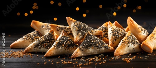 Many prebaked Haman pockets also known as Hamantashen an Ashkenazi Jewish triangular filled pocket cookies usually associated with the Jewish holiday of Purim filled with poppy seeds. Website header