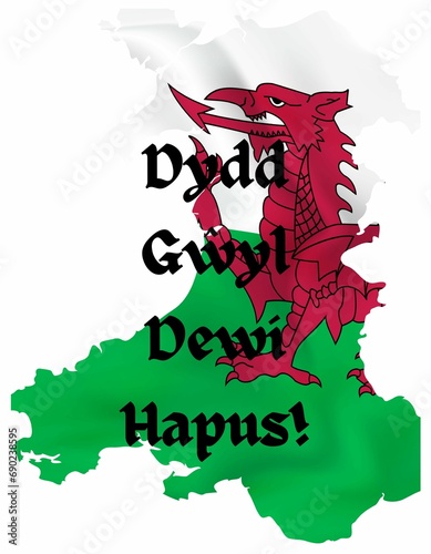 Happy St David's Day! Dydd Gŵyl Dewi Hapus! 