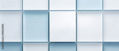 A sleek and contemporary grid design in shades of blue, ideal for a professional setting.