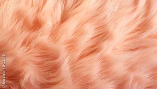 The texture of fur peachy pastel matte , soft light, peach fuzz the color of the year 2024
