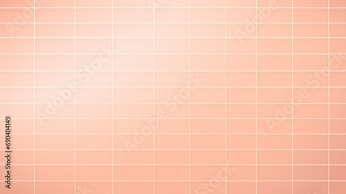  Subtle peach-colored tiles with a gentle gradient and soft lighting