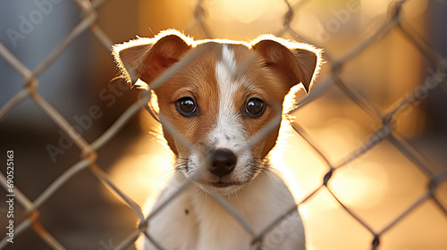 Portrait of Rescue Dog Puppies Needing Homes