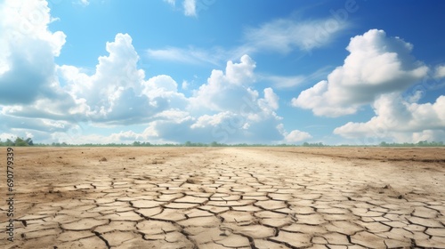 Clouds over drought earth UHD wallpaper