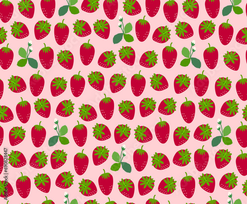 a sweet strawberry pattern