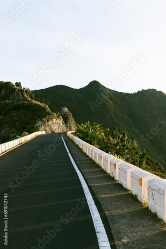 Road through Anaga Mountains, Tenerife, Canary Islands