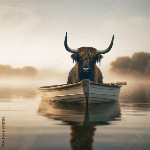 animali in barca