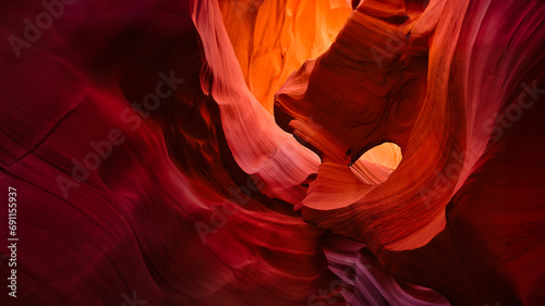 antelope canyon arizona usa - abstract background - art concept