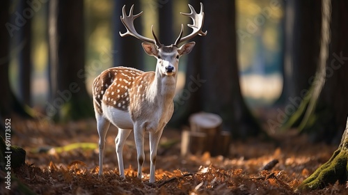 The czech republic has a natural habitat where big and beautiful fallow deer can be found