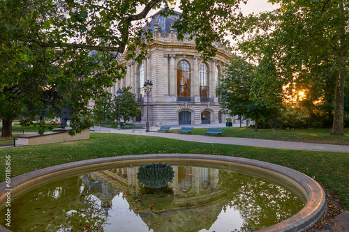 View on la Petit Palace early in the morning, Paris