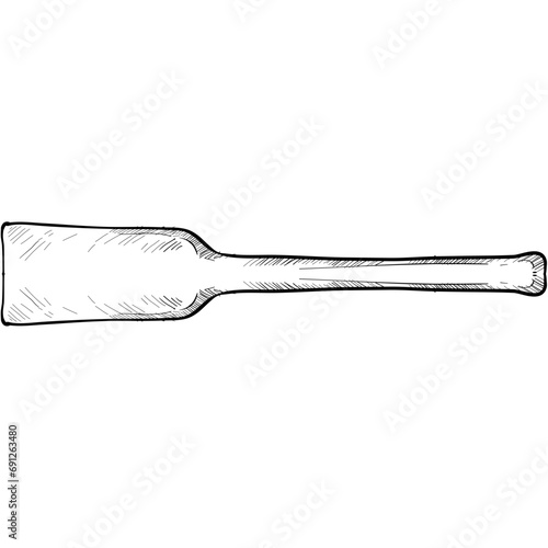 spatula handdrawn illustration