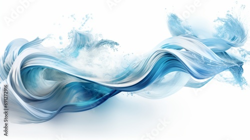 refreshing breeze stream png - simulated cold air release, cool wind motion effect, 3d render