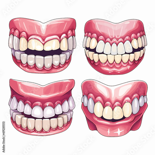 dental treatment tooth dentistry mouth medicine illustration health care smile dentist vector ora