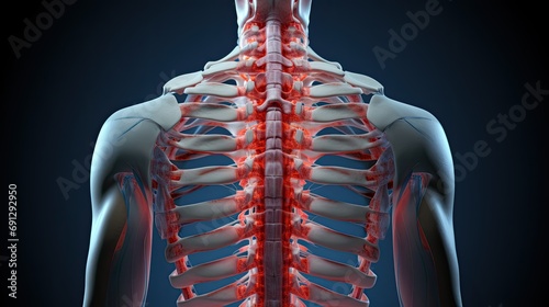 The concept of the treatment of the spine.