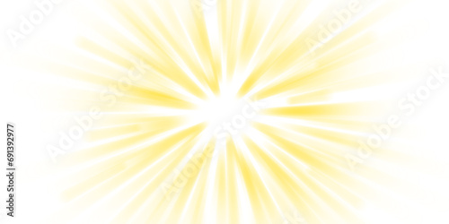 太陽光 抽象 レトロ 黄色 背景 PNGファイル