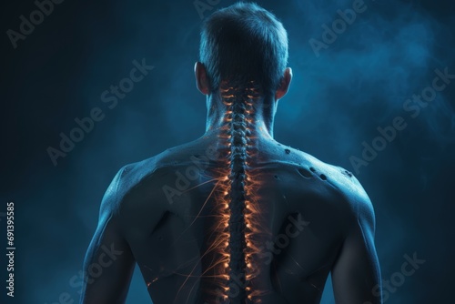 back pain and spinal health concept