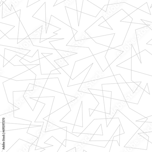 Grey lines on white background fashion print. Trendy geometric fashion pattern.