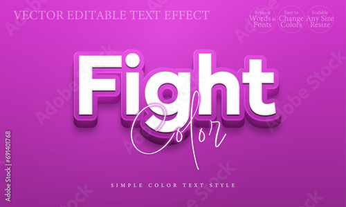 Editable Text Effect | A simple yet highly visible and sophisticated title logo style with a bright purple background. - 鮮やかな紫色の背景に、シンプルでも視認性も高く洗練された力強いタイトルロゴスタイル