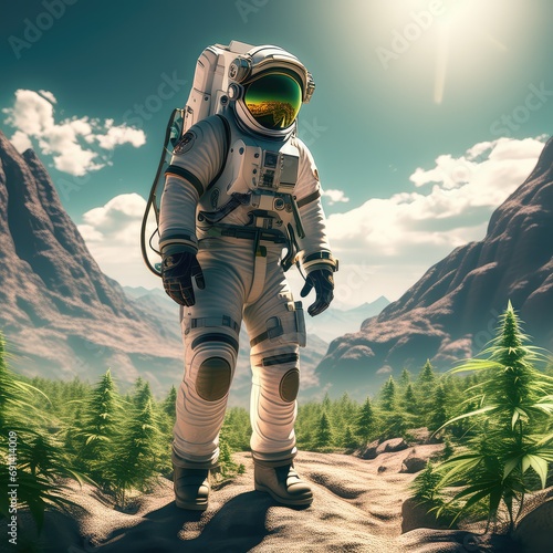 An astronaut researcher discovered cannabis on another planet