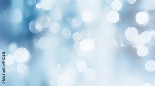 Lights on blue bokeh background, Shimmering blur spot lights on abstract background.Lights on grey background.. blue blurred abstract background