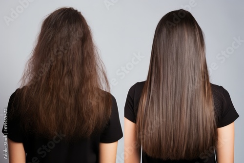 Damaged Hair Before And After Treatment