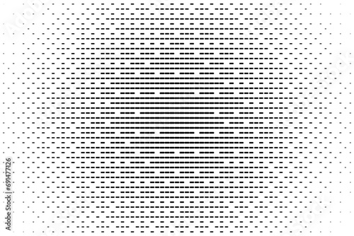 Black and White Halftone Abstract Dot Background Pattern for Web Banner