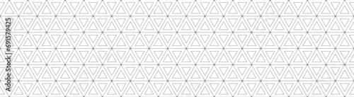 Abstract seamless geometric pattern with a triangular shape pattern. Template for background, cover, banner and creative design