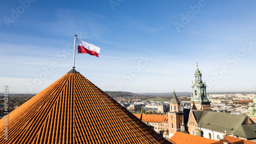 Flaga Polski - obchody Święta Niepodległości - symbol biało czerwony