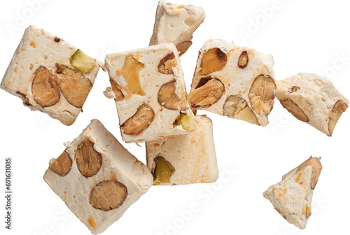 Nougats Candies Bars - Ready to use PNG Cutout Isolated Image