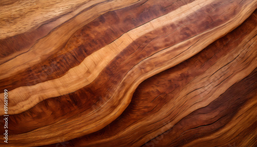Exotic Elegance - Mahogany Wood Texture Background